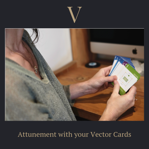 Desktop attunement with your vector cards