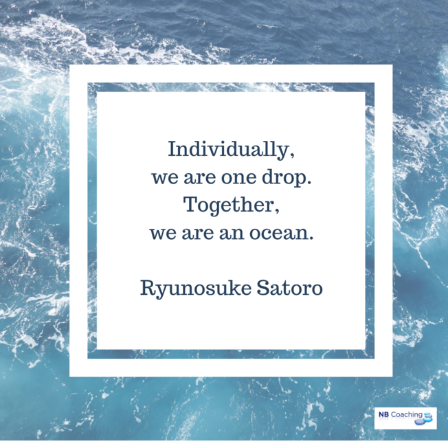 Desktop together we are an ocean