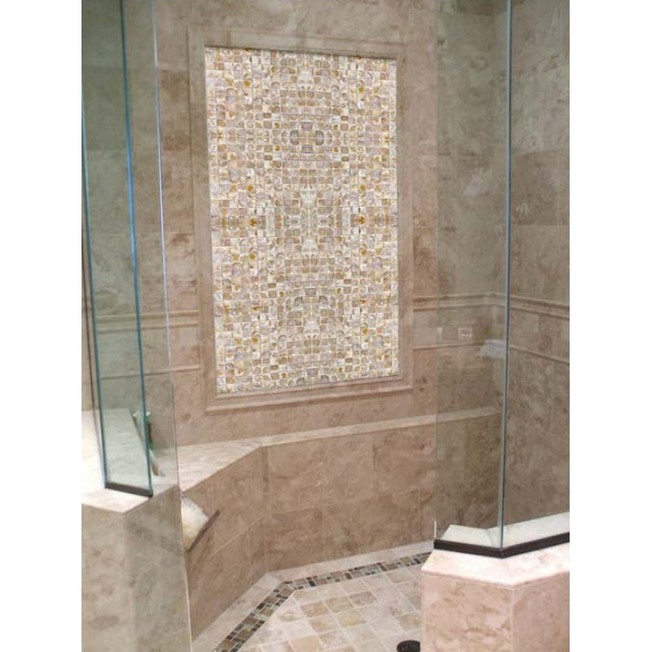 Desktop shower wall backsplash