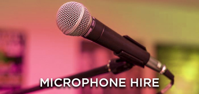 Desktop microphone hire