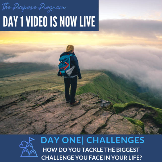 Desktop blue and orange just sold social media graphic