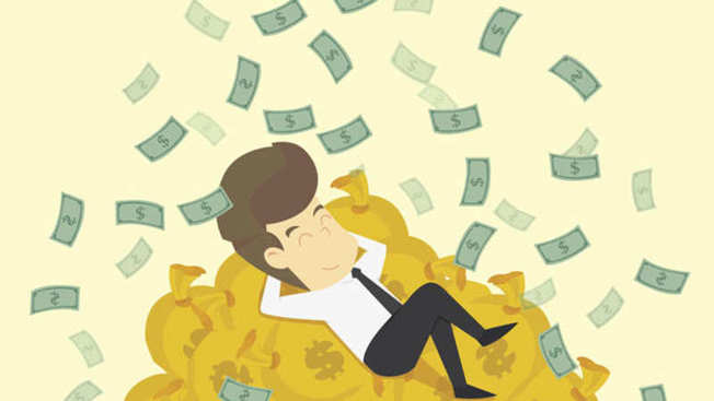 Desktop wealth rich money