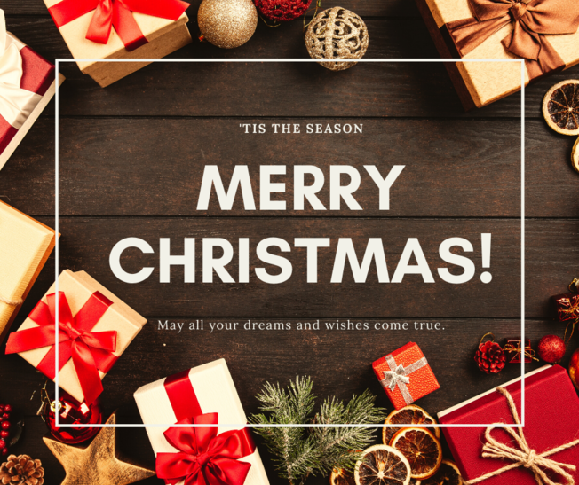 Desktop cream and red christmas personal facebook post