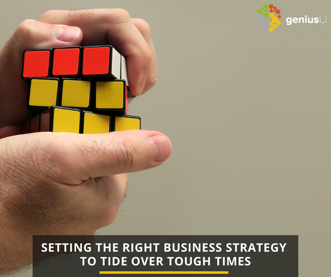 Desktop setting business strategy