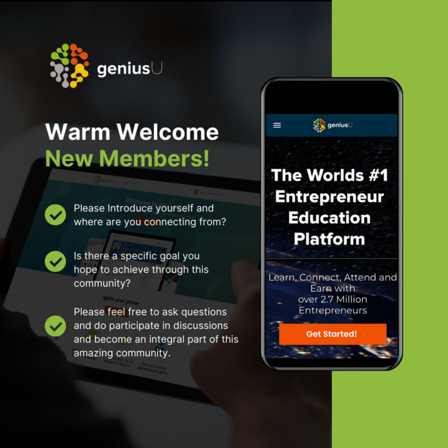 Desktop welcome new members  1 