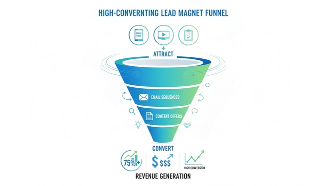 Desktop lead magnet funnel blog image