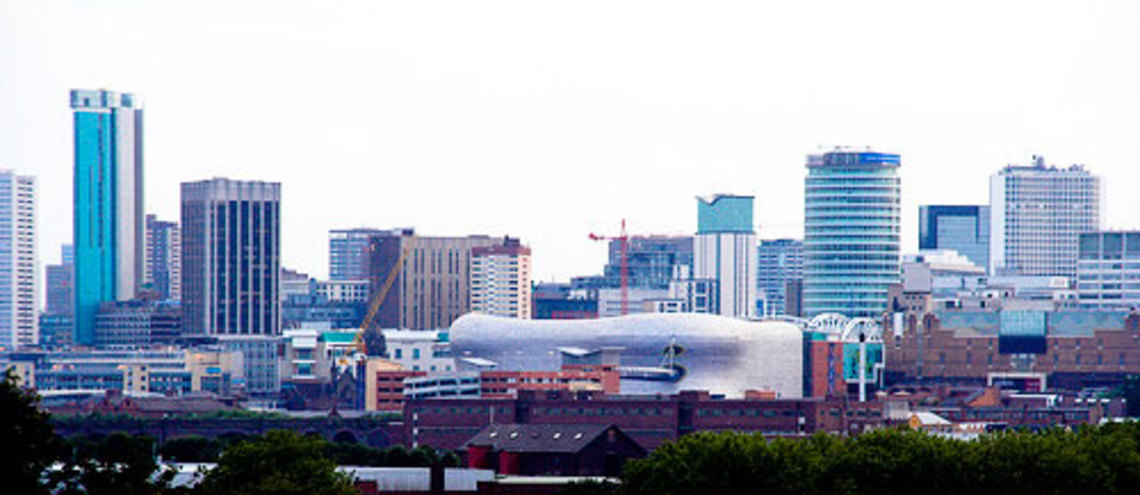 Desktop birmingham cityscape