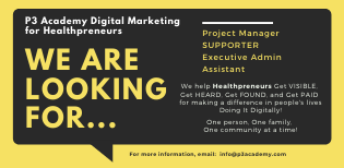 0.1 p3a 4 healthpreneurs job ad pm ea image