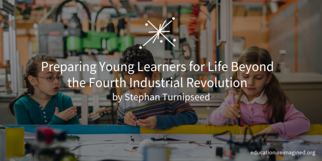 Desktop preparing young learners for life beyond the fourth industrial revolution social media graphic