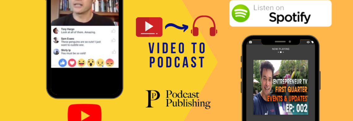 Show video to podcast