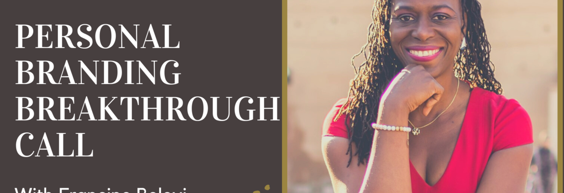 Show personal branding breakthrough black